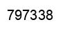 Number 797338 black image