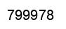Número 799978 imagen negro