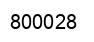 Number 800028 black image