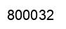 Number 800032 black image