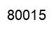 Number 80015 black image