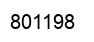 Number 801198 black image