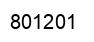 Number 801201 black image