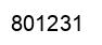 Number 801231 black image