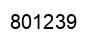 Número 801239 imagen negro