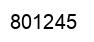 Número 801245 imagen negro