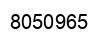 Number 8050965 black image