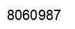 Number 8060987 black image