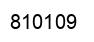 Number 810109 black image