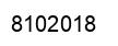 Number 8102018 black image