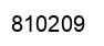 Number 810209 black image