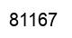 Número 81167 imagen negro