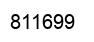 Number 811699 black image