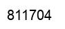 Number 811704 black image