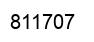 Number 811707 black image
