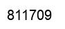 Number 811709 black image