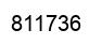 Number 811736 black image