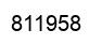 Número 811958 imagen negro