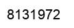 Number 8131972 black image