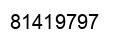 Number 81419797 black image