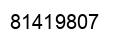 Number 81419807 black image