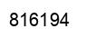 Number 816194 black image