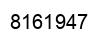 Number 8161947 black image