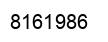 Número 8161986 imagen negro