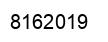 Number 8162019 black image