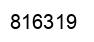 Number 816319 black image