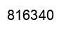Número 816340 imagen negro