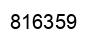 Number 816359 black image