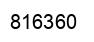 Number 816360 black image