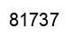 Número 81737 imagen negro