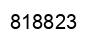 Number 818823 black image