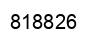 Number 818826 black image