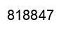Number 818847 black image
