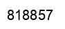 Number 818857 black image