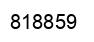 Number 818859 black image