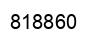 Number 818860 black image
