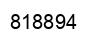 Number 818894 black image