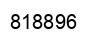 Number 818896 black image