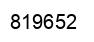 Number 819652 black image