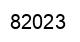 Number 82023 black image
