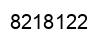Number 8218122 black image