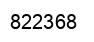 Number 822368 black image