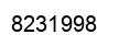 Número 8231998 imagen negro