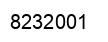 Número 8232001 imagen negro