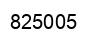 Number 825005 black image