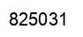 Number 825031 black image